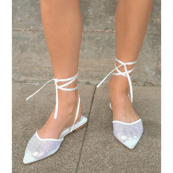Lulus‎ Women’s Size 7 Sophiie White New - Picture 1 of 12
